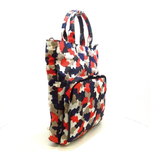 Prada Orange Blue Handbag Multi - Picture 1 of 12